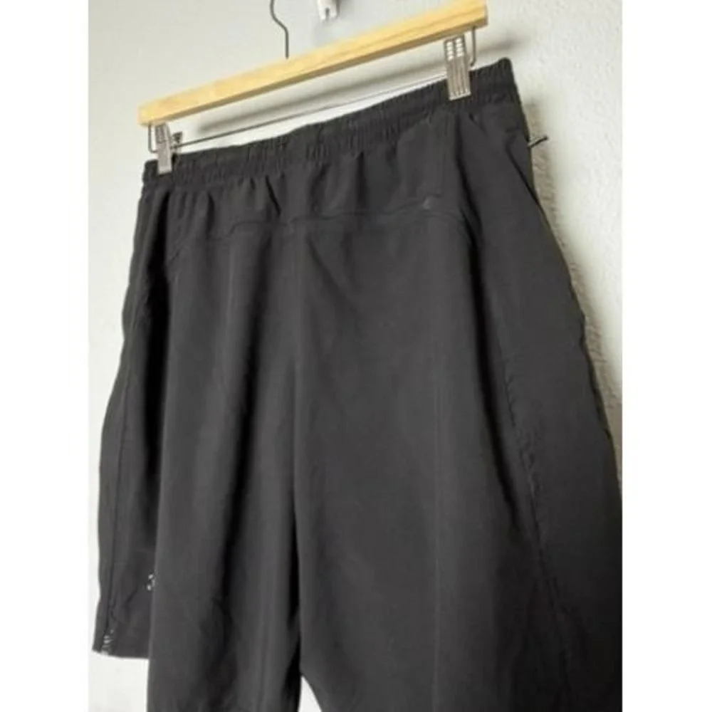 Lululemon‎ Womens Black Running Shorts Athletic Gym Training Size 8 Run Athletic